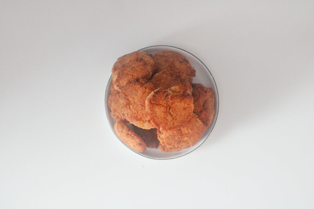 Kokosnuss Mais Kekse Vegan