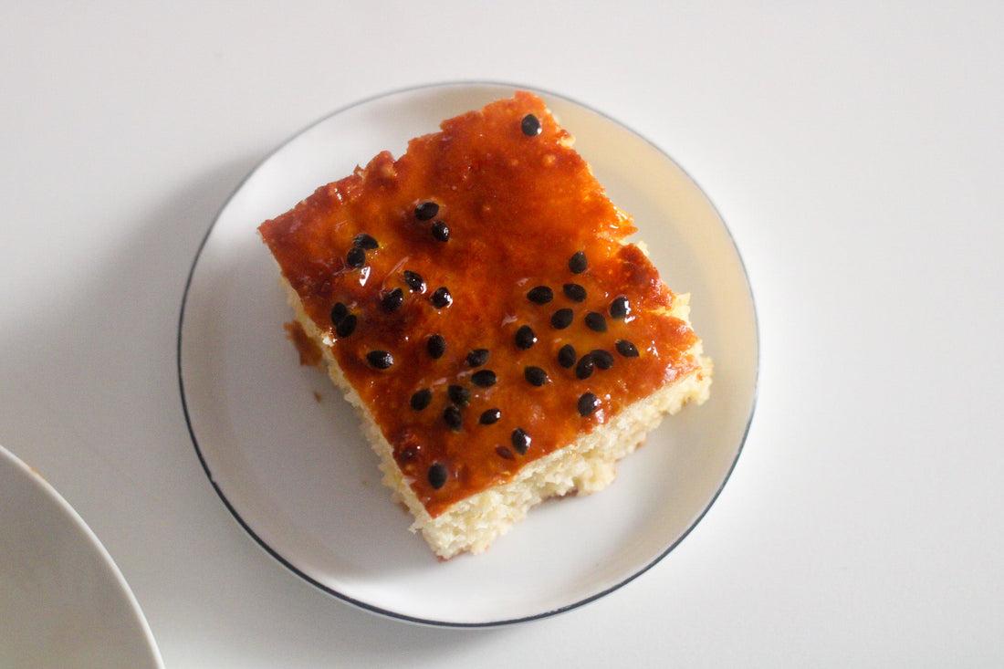 Kokosnuss Passion Blechkuchen