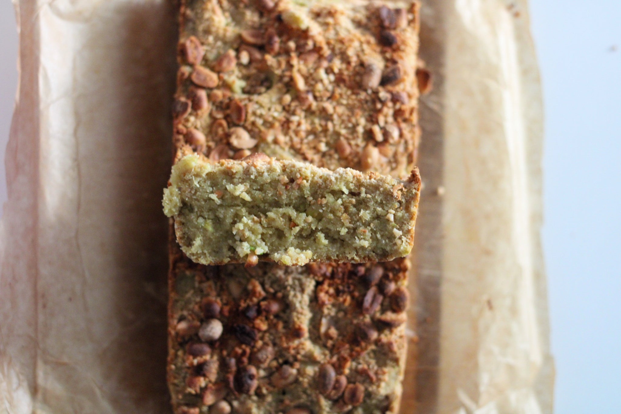 Avocado Erdnuss  Brot Vegan & Glutenfrei