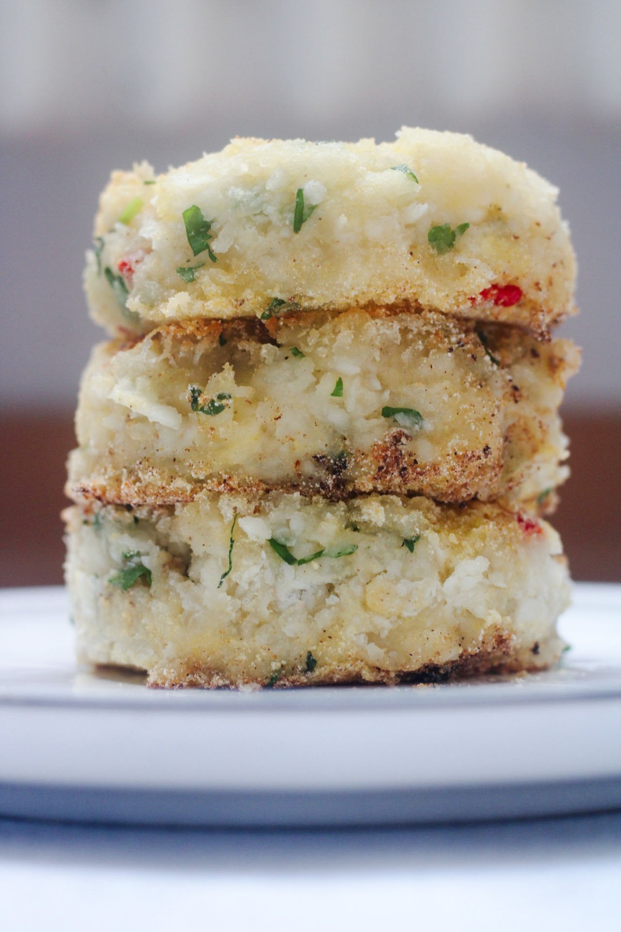 Beilagenwoche: Maniok Pili-Pili Kräuter Puffer