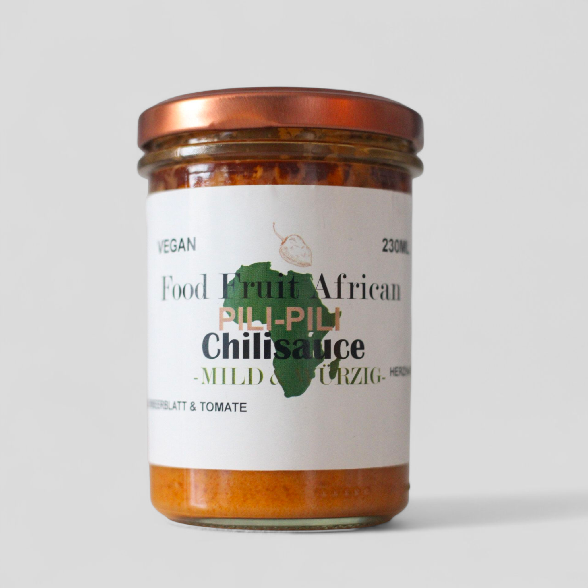Pili-Pili Chilisauce: Lorbeer & Tomaten. Würzig Mild