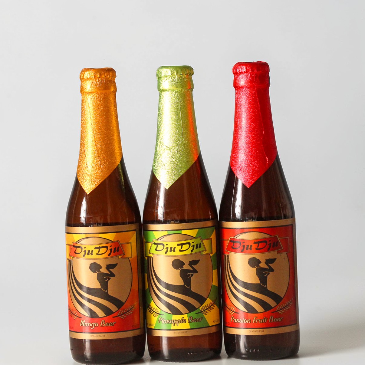 Biere aus dem Kontinent Ghana: 3 FL. Ananas. Mango. Passionsfrucht