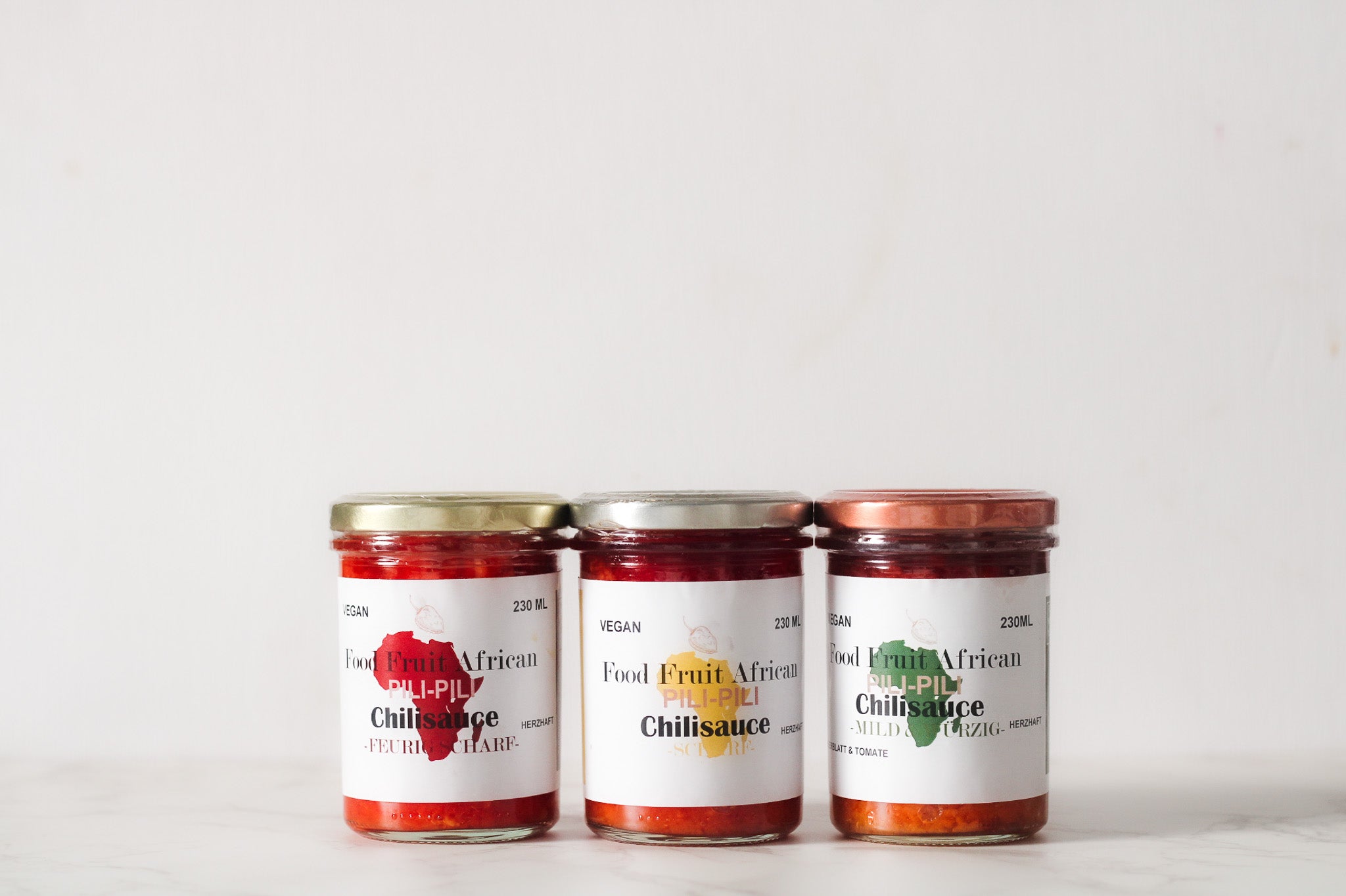 Pili-Pili Chilisauce: Lorbeer & Tomaten. Würzig Mild