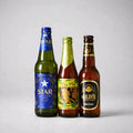 Biere aus dem Kontinent:  3 FL. Äthiopien. Ghana. Nigeria