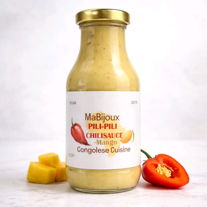 Pili-Pili Chilisauce:  Mango. Leicht