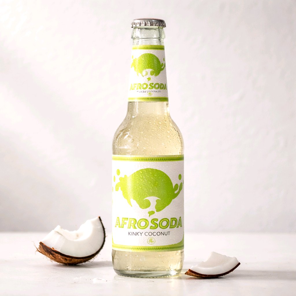 Afrosoda: 3 Fl. Kokosnuss. Hibiskus. Mango.