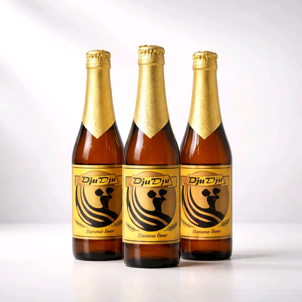Biere aus dem Kontinent Ghana: Fruchtig & Lecker. 3 FL. Banane. Passionsfrucht. Mango