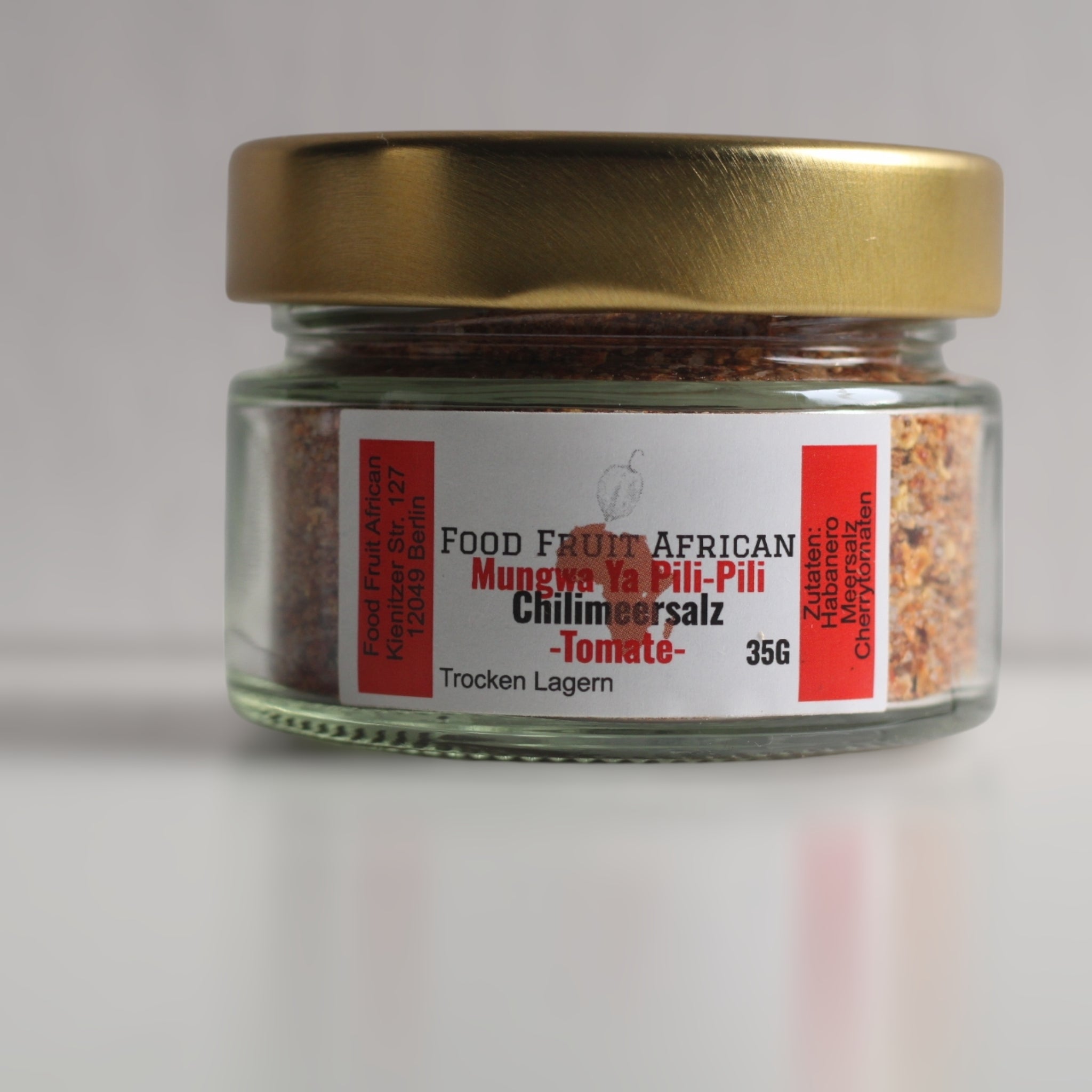Mungwa Ya Pili-Pili: Chili Meersalz Tomate